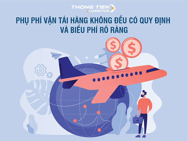 các phụ phí trong vận tải hàng không