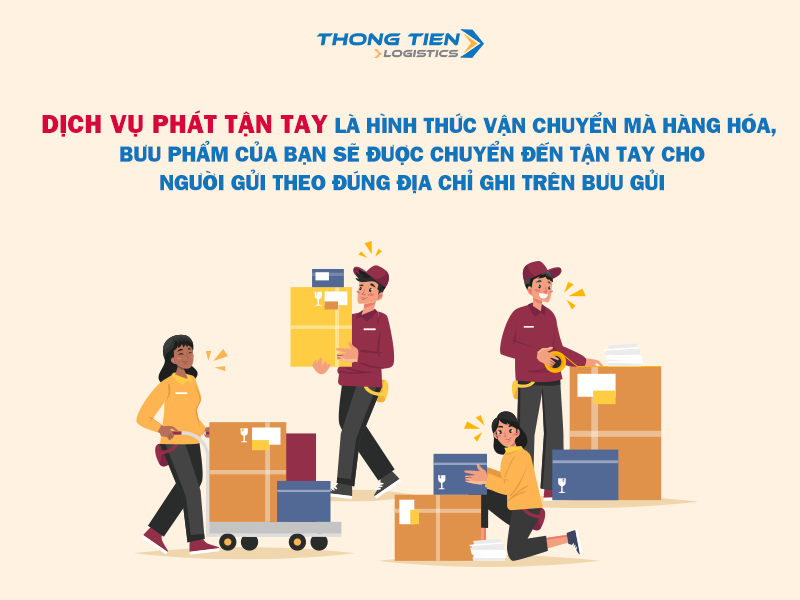 dịch vụ phát tận tay