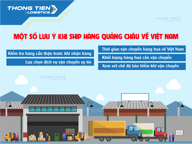 Một số lưu ý khi ship hàng Quảng Châu về Việt Nam