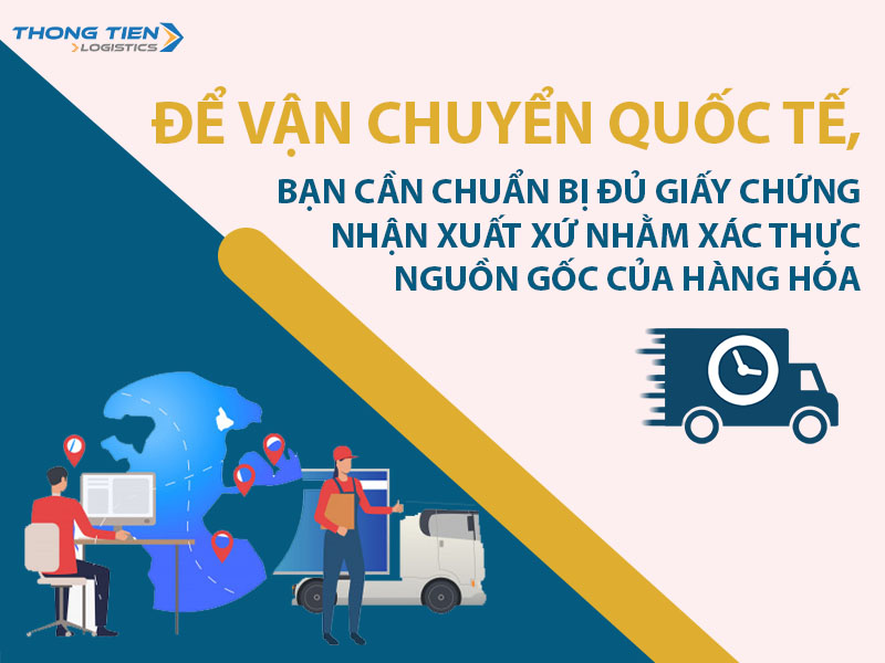 giấy tờ cần thiết khi vận chuyển quốc tế