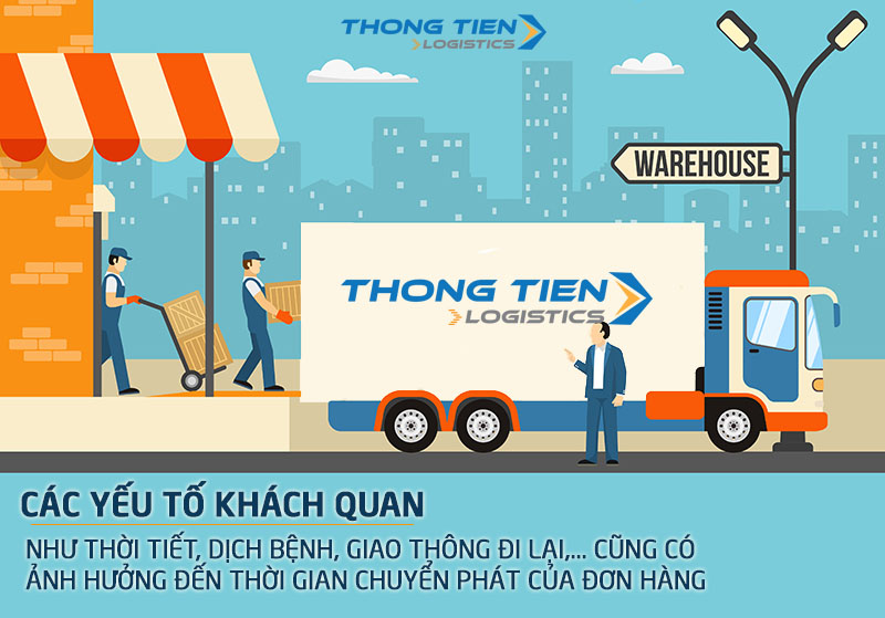 yếu tố quyết định thời gian cam kết chuyển phát