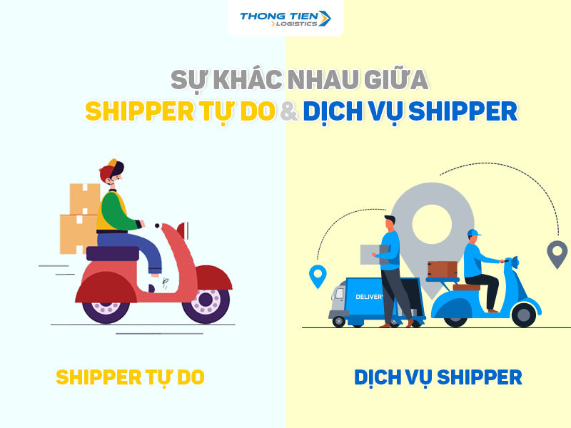 nên chọn shipper tự do hay thuê ngoài dịch vụ shipper