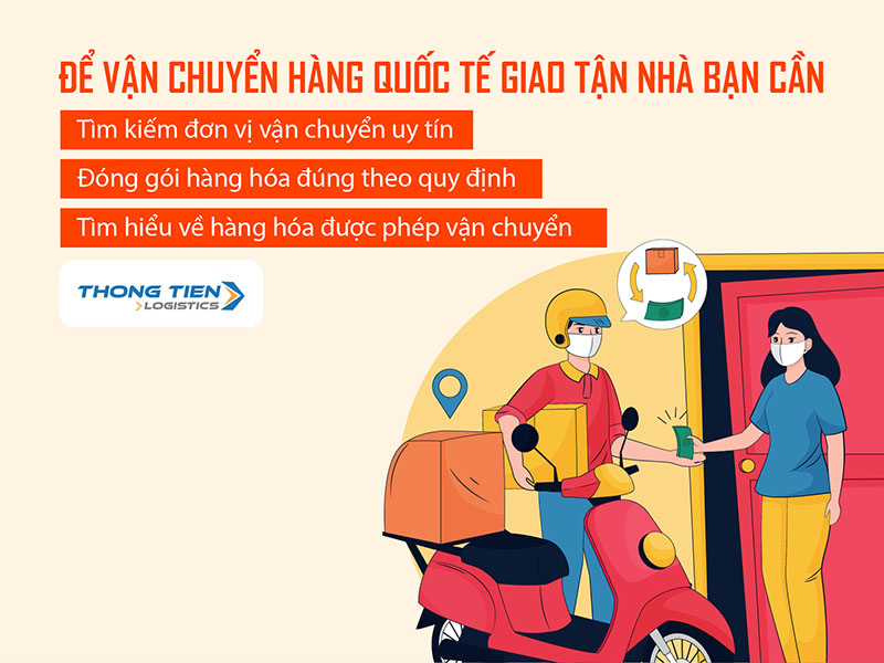 Vận chuyển hàng quốc tế giao tận nhà