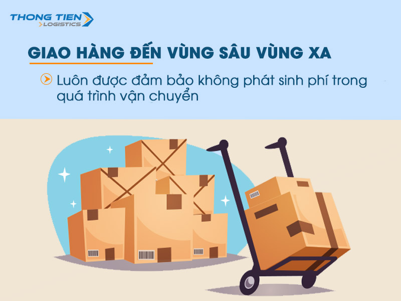 giao hàng ở vùng sâu vùng xa