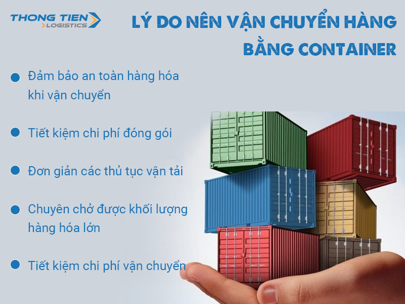 Hàng hóa ít có gửi vận tải container được không