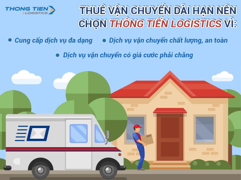 Thuê dịch vụ vận chuyển dài hạn