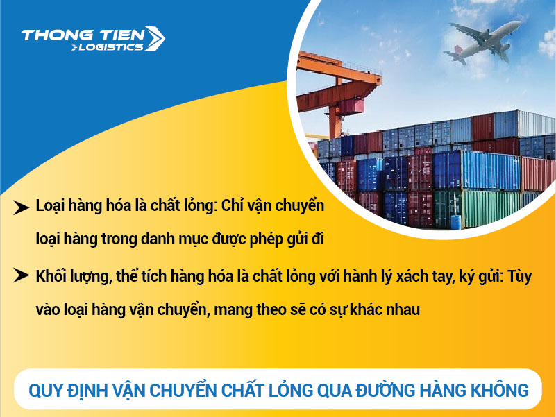 vận chuyển chất lỏng qua đường hàng không