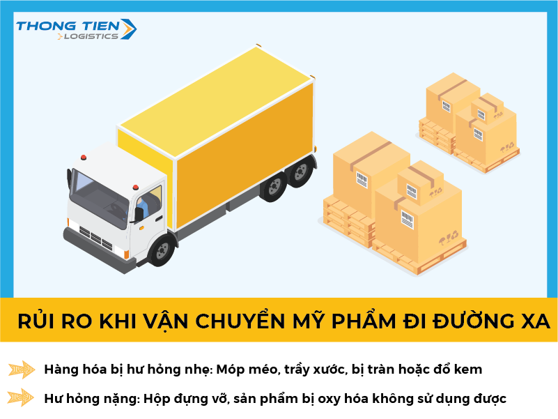 vận chuyển mỹ phẩm đi đường xa