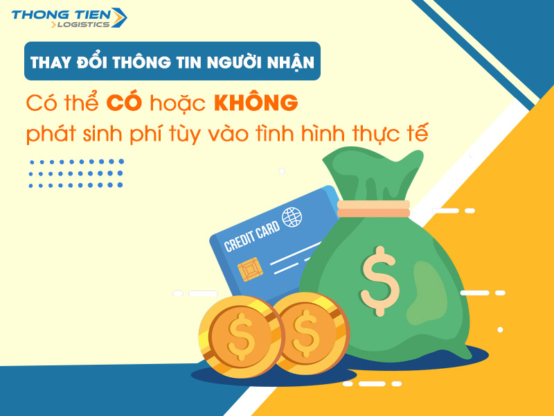 Có thể thay đổi thông tin người nhận khi đơn hàng đã gửi đi không