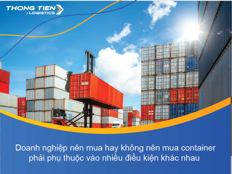 doanh nghiệp có nên mua container tự vận chuyển không