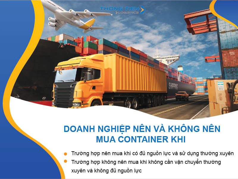 doanh nghiệp có nên mua container tự vận chuyển không