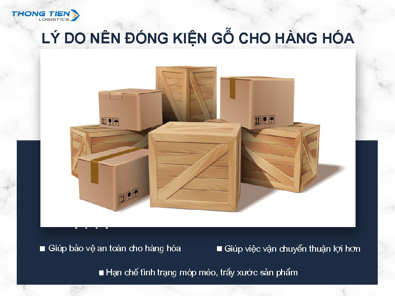 Đóng kiện gỗ cho hàng hóa