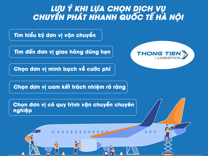 Chuyển phát nhanh quốc tế Hà Nội