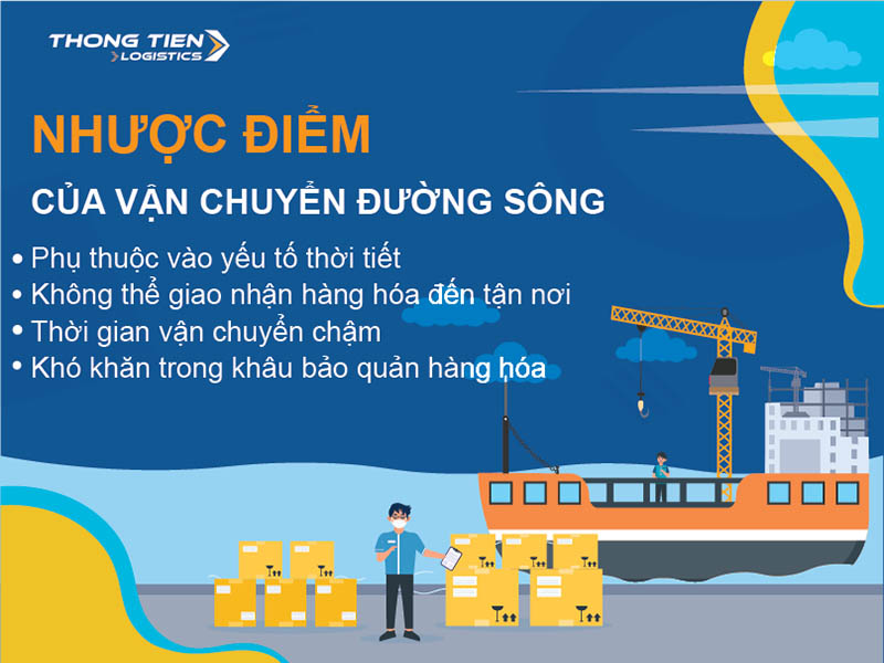 có nên vận chuyển hàng hóa qua đường sông không