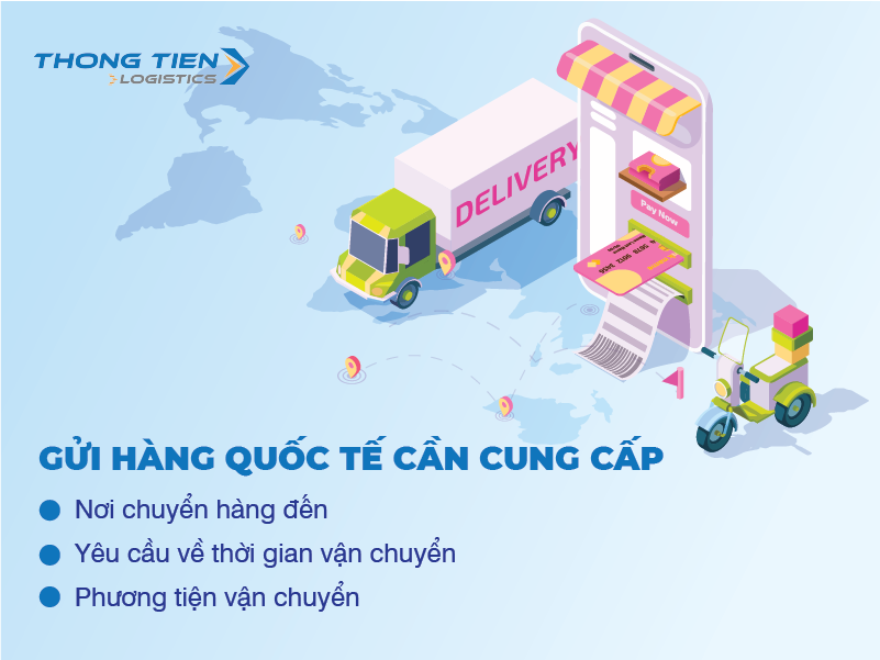 gửi bưu kiện quốc tế