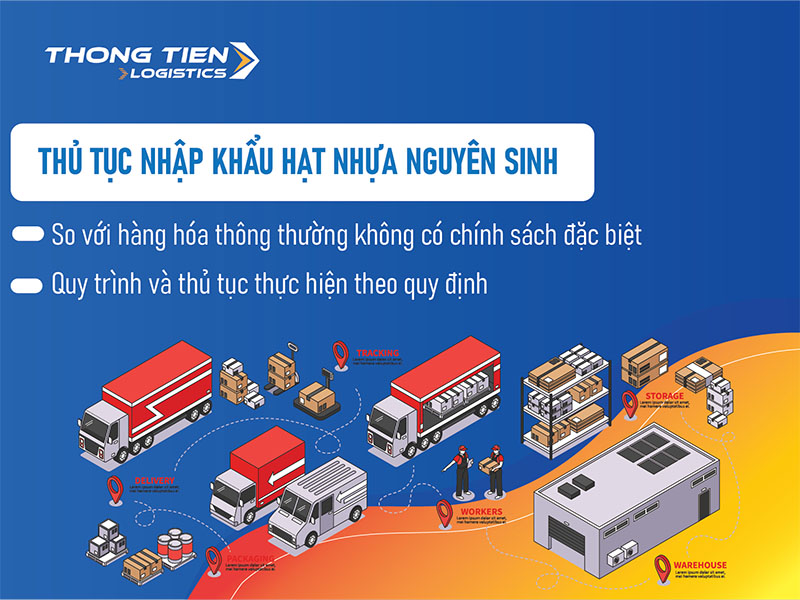 Thủ tục nhập khẩu hạt nhựa nguyên sinh