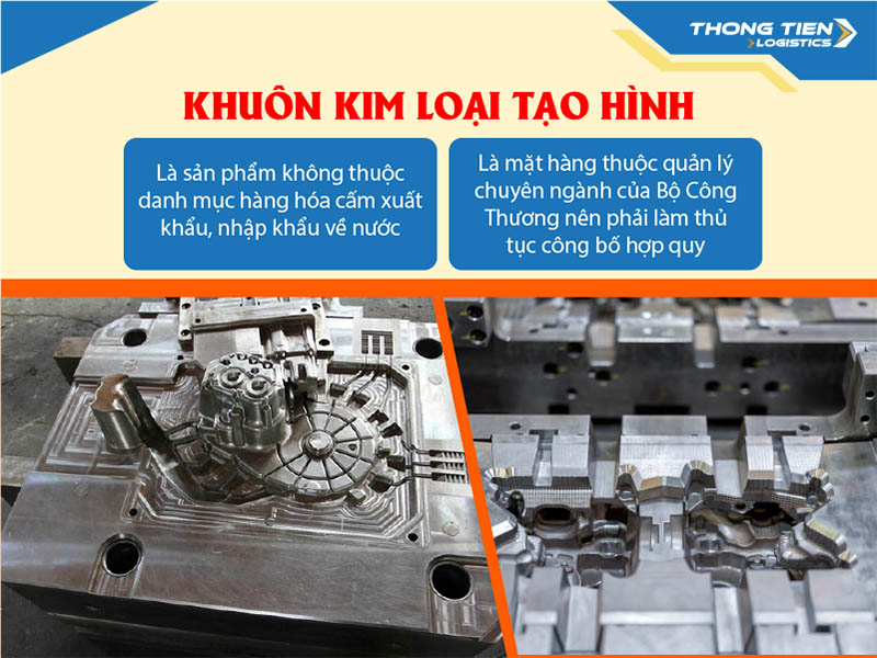 Thủ tục nhập khẩu khuôn kim loại tạo hình