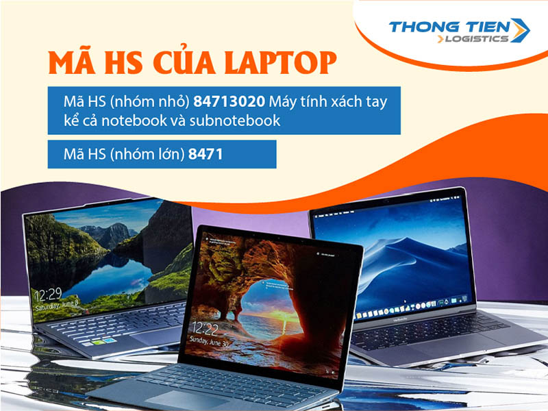 thủ tục nhập khẩu Laptop