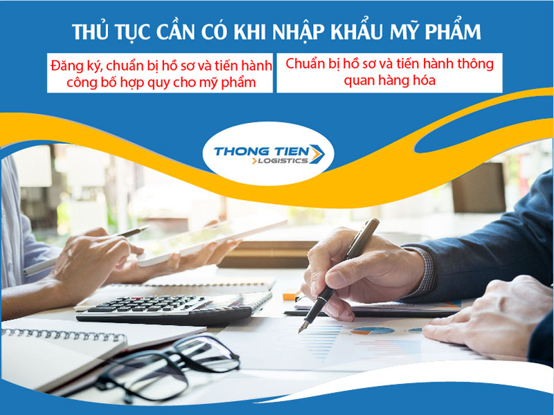 Thủ tục nhập khẩu mỹ phẩm