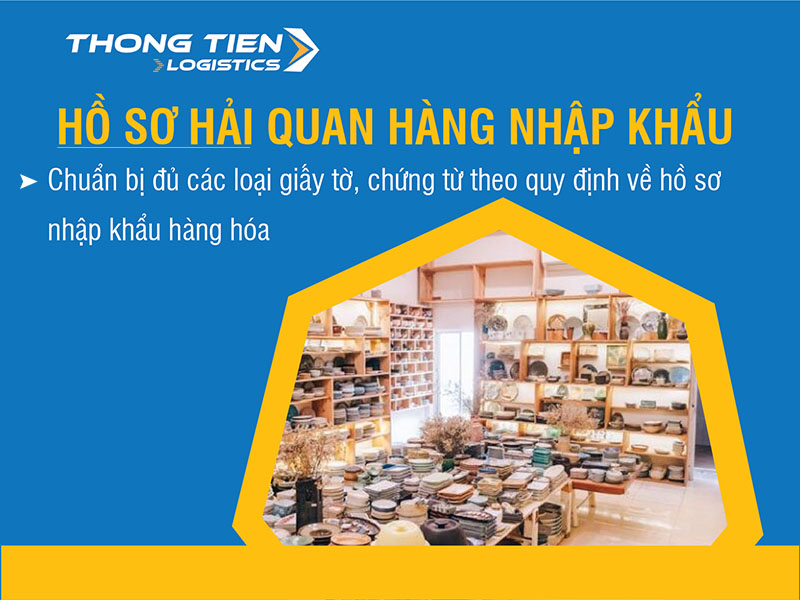 thủ tục nhập khẩu phụ kiện trưng bày bằng gốm sứ