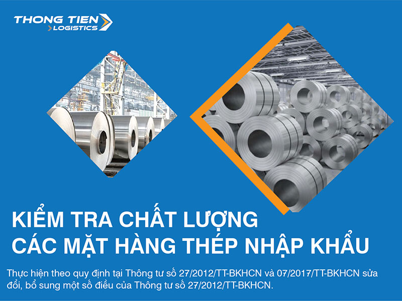 thủ tục nhập khẩu thép