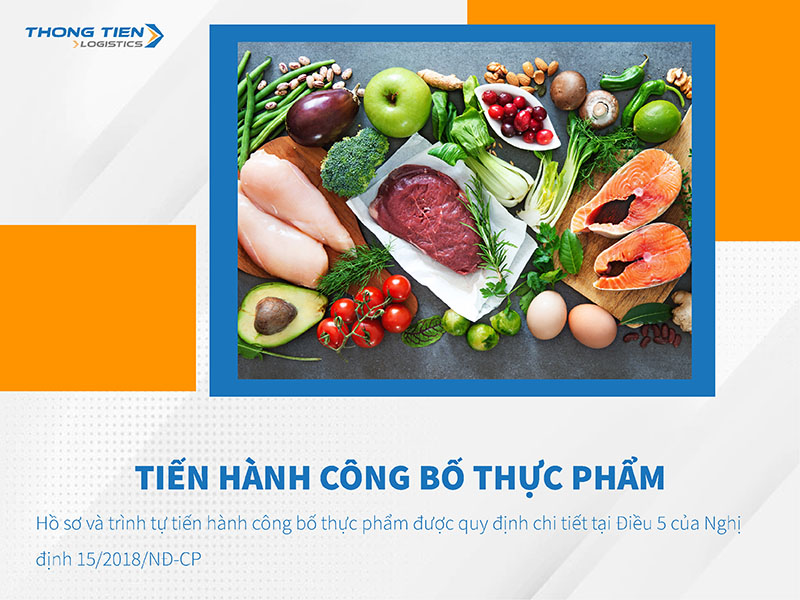 thủ tục nhập khẩu thực phẩm