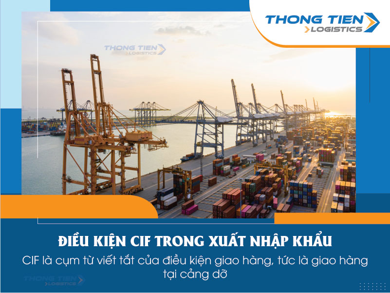 điều kiện CIF trong xuất nhập khẩu