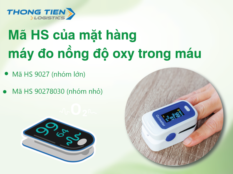 Thủ tục nhập khẩu đo nồng độ oxy trong máu