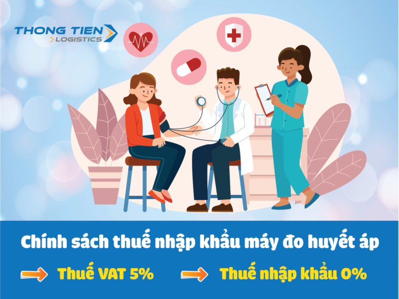 Thủ tục nhập khẩu máy đo huyết áp