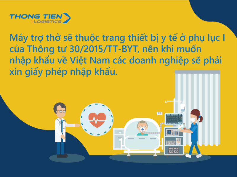 Thủ tục nhập khẩu máy trợ thở