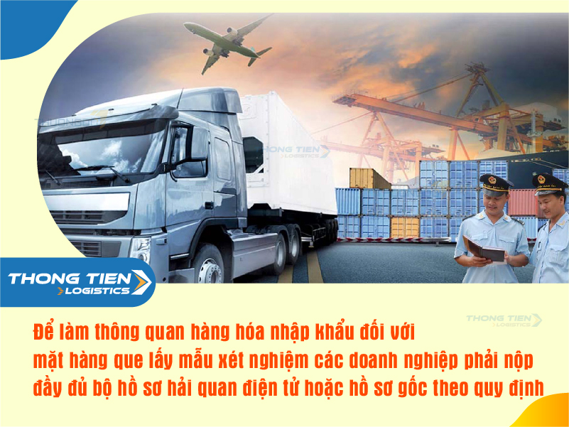 Thủ tục nhập khẩu que lấy mẫu xét nghiệm