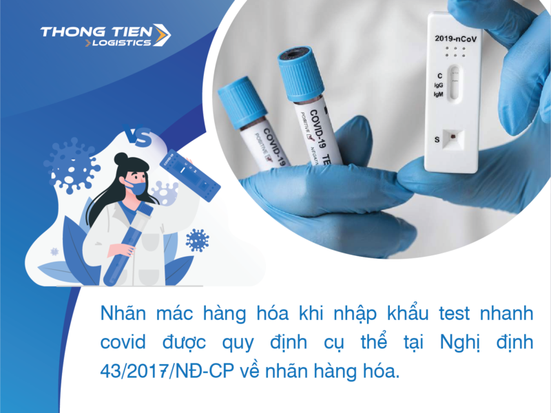 Thủ tục nhập khẩu test nhanh covid