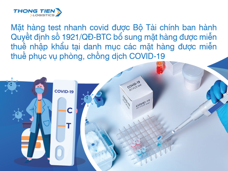 Thủ tục nhập khẩu test nhanh covid