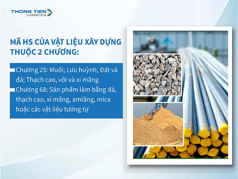 thủ tục nhập khẩu vật liệu xây dựng