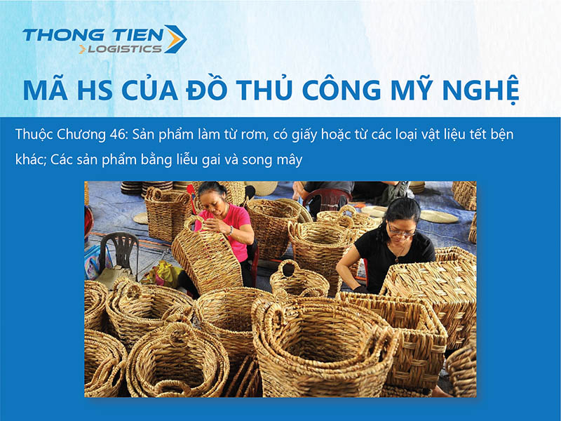 thủ tục xuất khẩu hàng thủ công mỹ nghệ