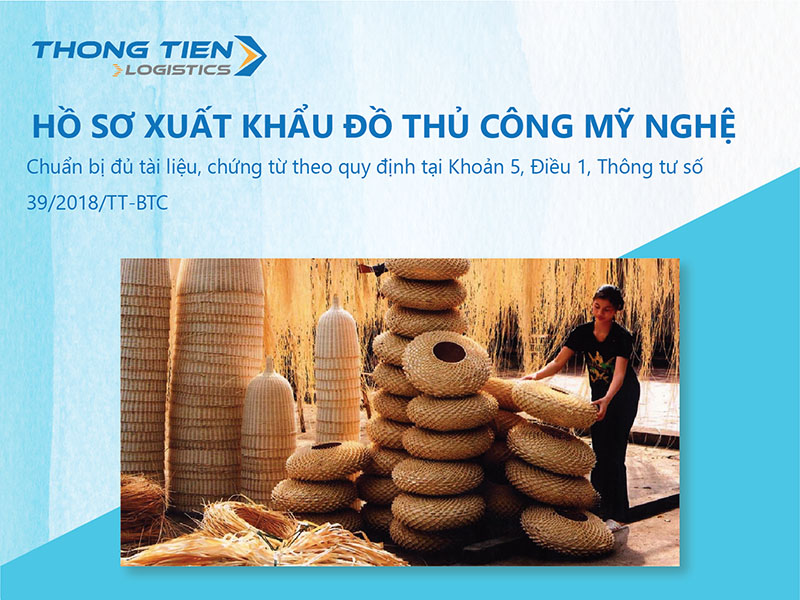 thủ tục xuất khẩu hàng thủ công mỹ nghệ