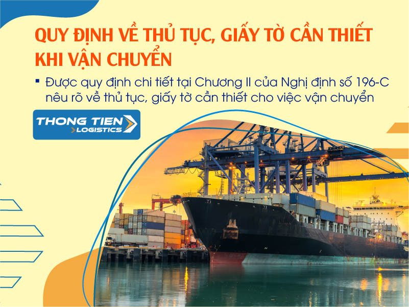 quy định vận chuyển hàng hóa đường biển