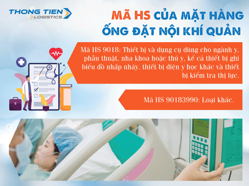 Thủ tục nhập khẩu ống đặt nội khí quản