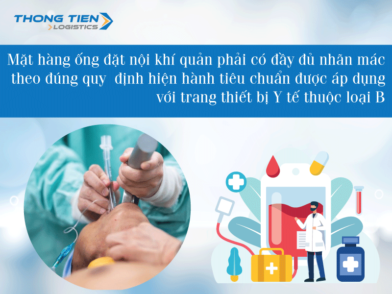 Thủ tục nhập khẩu ống đặt nội khí quản