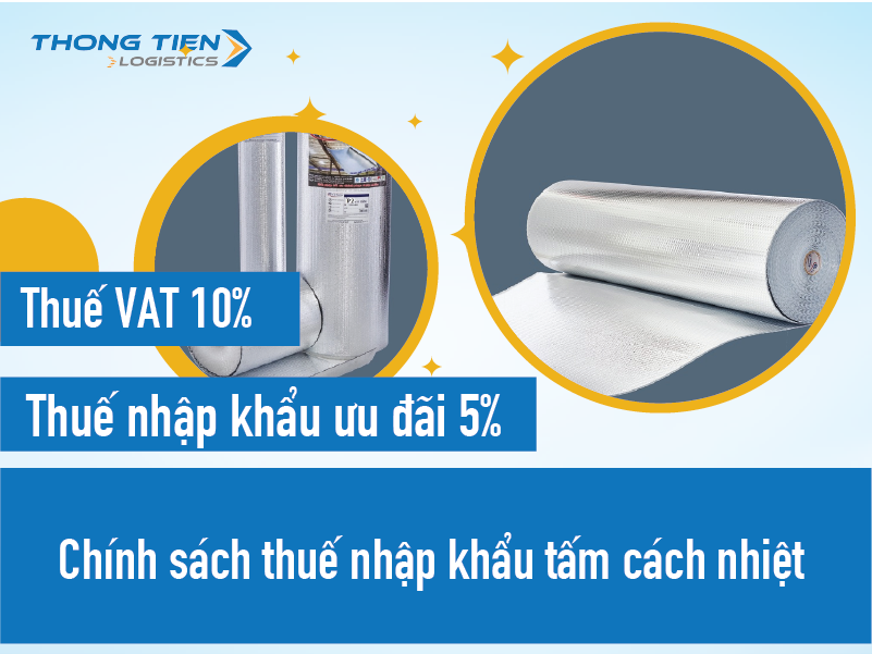 Thủ tục nhập khẩu tấm cách nhiệt