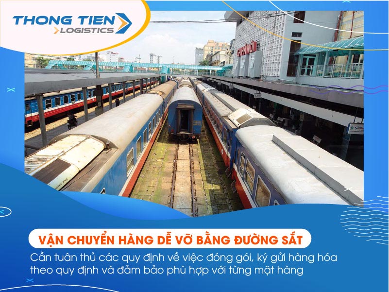 vận chuyển hàng hóa dễ vỡ bằng đường sắt