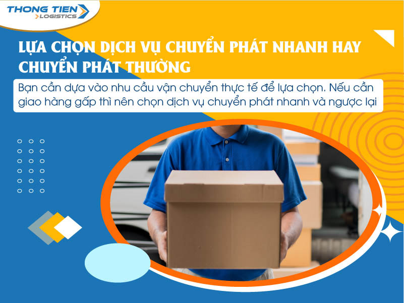 Chuyển phát nhanh khác gì với chuyển phát thường