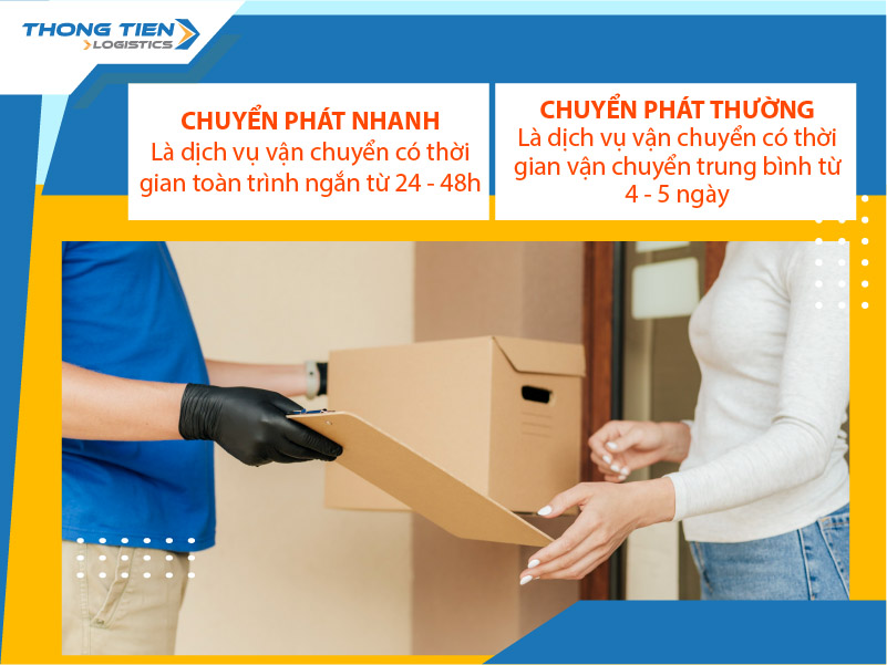 Chuyển phát nhanh khác gì với chuyển phát thường