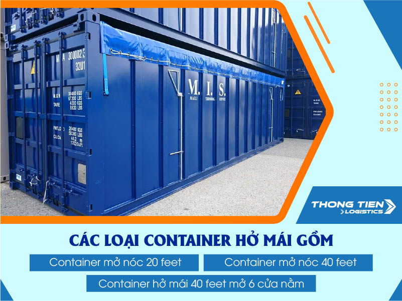 container hở mái