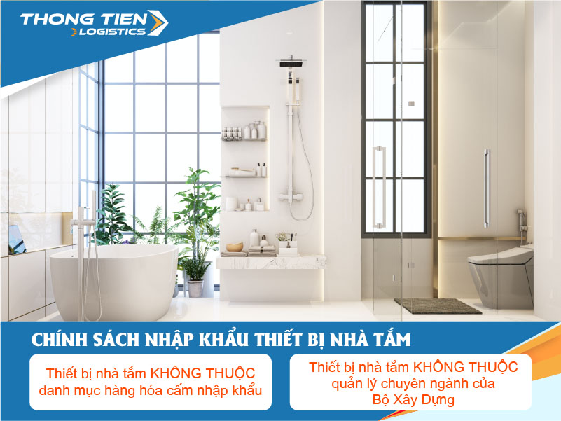 Thủ tục nhập khẩu thiết bị nhà tắm