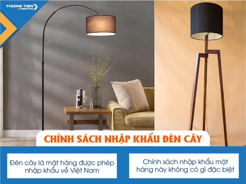 Thủ tục nhập khẩu đèn cây