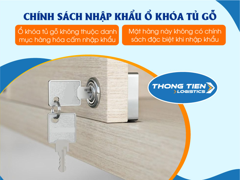 thủ tục nhập khẩu ổ khóa tủ gỗ