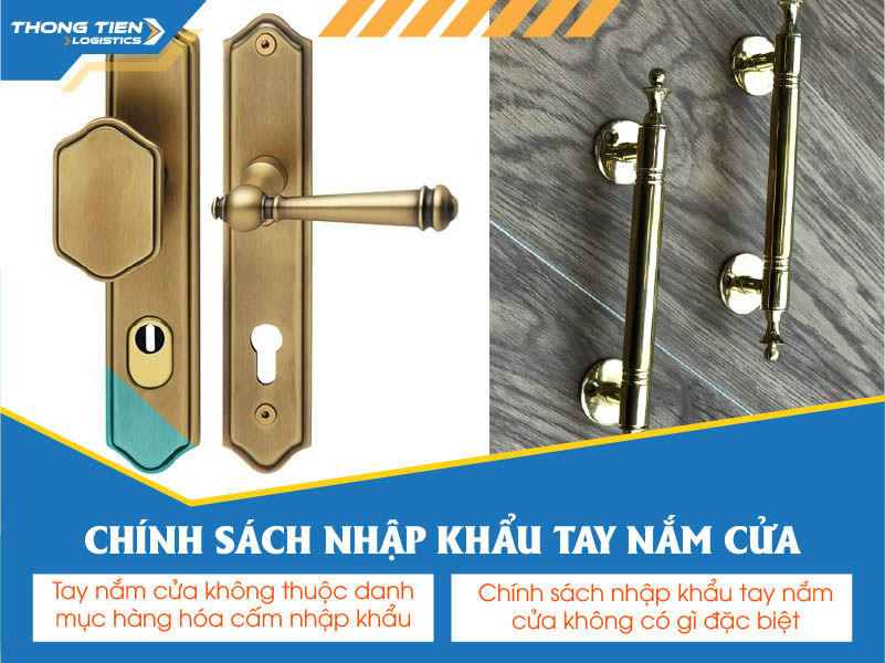 thủ tục nhập khẩu tay nắm cửa