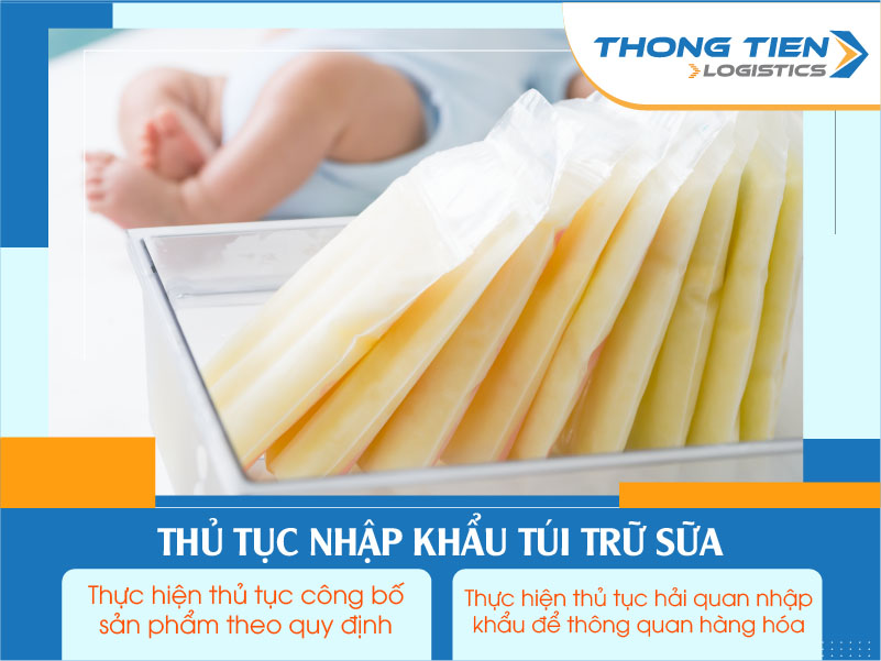 Thủ tục nhập khẩu túi trữ sữa