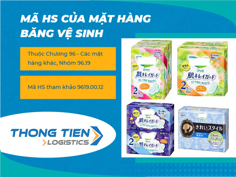 thủ tục nhập khẩu băng vệ sinh